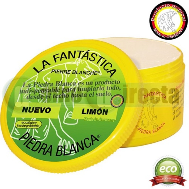 La Fantástica PIEDRA BLANCA: 600 Gr. + 1 Esponja