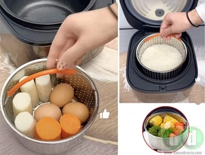 Cestillo Vapor de Acero Inoxidable