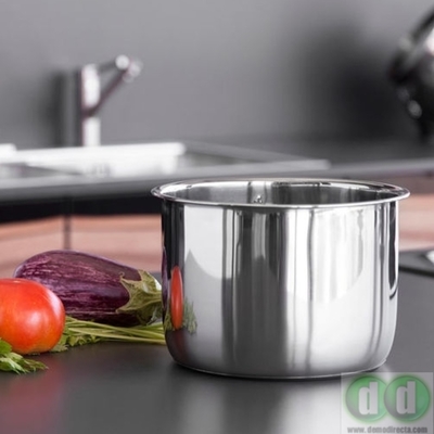 Cubeta Acero Inoxidable 6 Litros