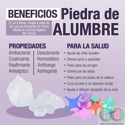 Desodorante Piedra de Alumbre