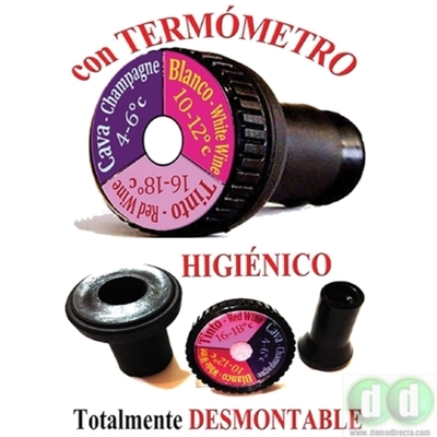 Tapón Hermético Universal con Termómetro