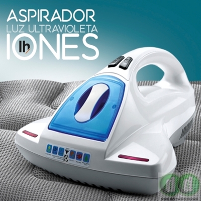 Aspirador colchones con luz ultravioleta e iones