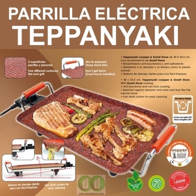 Parrilla Eléctrica Teppanyaki