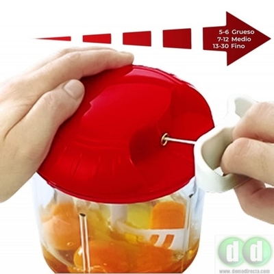 Picadora Batidora Manual de Verduras 1000 ml