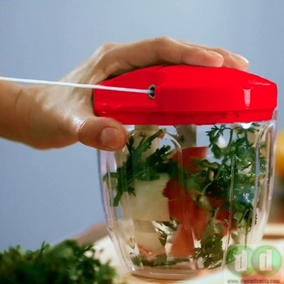 Picadora Batidora Manual de Verduras 1000 ml