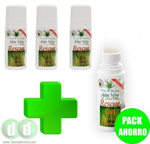 RESCUE GEL ÁRNICA 3+1 DE REGALO