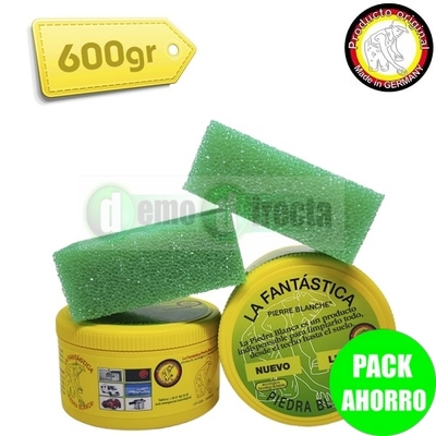 2 UNIDADES DE LA FANTÁSTICA PIEDRA BLANCA 600 GRAMOS