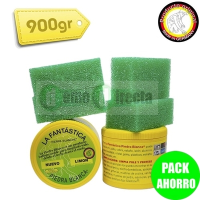 Pack 2 Unidades de La Fantástica Piedra Blanca 900 g