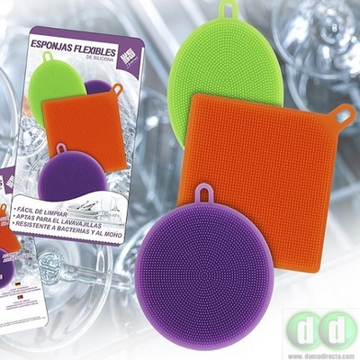 ESPONJAS FLEXIBLES DE SILICONA