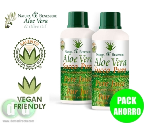 PACK 2 UNIDADES JUGO  PURO ALOE VERA