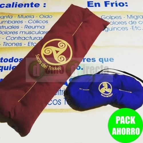 PACK SACO RECTO-ANTIFAZ DEL TRISKEL