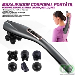 MASAJEADOR INALÁMBRICO RECARGABLE